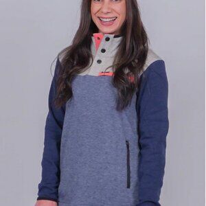 Colorblock Pullover Sweatshirt